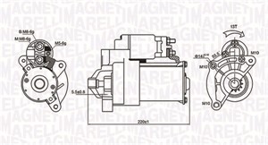Startmotor, CITROËN,FIAT,HYUNDAI,LANCIA,PEUGEOT, 1810A101, 71716562, 71716563, 71716565, 71719600, 71719608, 71719609, 71728811, 7178236