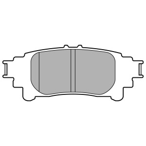 Bromsbeläggsats, LEXUS GS, IS III, RC, 04466-30280, 0446630281, 04466-30281, 0446630282, 04466-30282, 0446630310, 04466-30310, 044663031