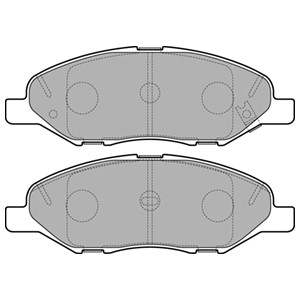 Bromsbeläggsats, Framaxel, NISSAN CUBE, MICRA III, NOTE, NOTE VAN, TIIDA Halvkombi, TIIDA Sedan, 41060-AX085, 41060-RN22A