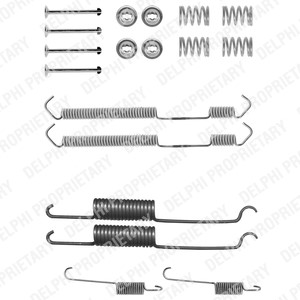 Tillbehörssats, bromsbackar, Bakaxel, CITROËN,FIAT,FORD,NISSAN,PEUGEOT, 4308.5, 4308.50, 44081-9C025, 44081-9C026, 44090-9C025, 94043085
