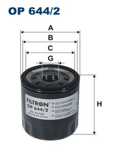 Oljefilter, CHRYSLER,JEEP,LDV,OPEL,PLYMOUTH,VAUXHALL, 05003558AA, 05003558AB, 0649015, 41 150 064 B, 41152006A, 41152006F, 46795125, 472