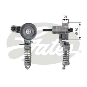 Spännrulle, flerspårsrem, CHEVROLET AVEO Halvkombi, AVEO Sedan, OPEL CORSA B, CORSA C, MOKKA / MOKKA X, VAUXHALL MOKKA / MOKKA X, 134008