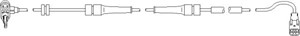 ABS-givare, Sensor, hjulvarvtal, framaxel vänster, CITROËN C8, FIAT ULYSSE, LANCIA PHEDRA, PEUGEOT 807, 1493882080, 4545 94