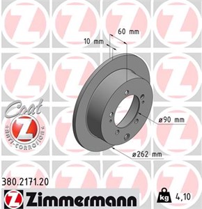 Bromsskiva, Bakaxel, MITSUBISHI ECLIPSE II, LANCER VII, LANCER Kombi VII, OUTLANDER I, SPACE RUNNER, MB 895 200, MB 928 716