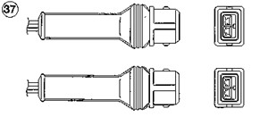Lambdasond, PEUGEOT 205 II, 205 Cabriolet I, 205 Skåp/halvkombi, 309 I, 309 II, 405 I, 405 Break I, 405 Break II, 1628 J4, 96 027 244, 9