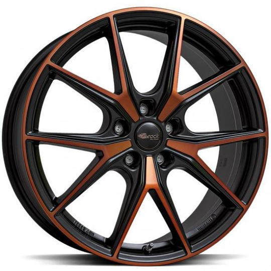 Brock B40 Black Orange Matt 8/19 5/112 ET40 B57.1