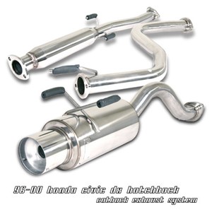 Avgassystem, catback, HONDA CIVIC Hatchback VI