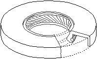 Oljepackningsring, differential, Höger