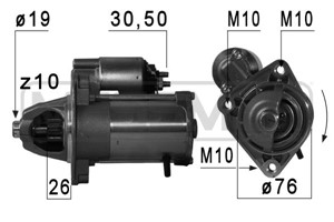 Startmotor, FORD C-MAX II, FOCUS III, MONDEO IV, S-MAX, 1685834, 2099383, AV6N 11000 CA, AV6N 11000 CB