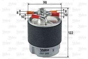 Bränslefilter, NISSAN MURANO II, QASHQAI / QASHQAI +2 I, X-TRAIL, RENAULT KOLEOS I, 16400JD50A, 16400-JD50A, 16400JD50D, 16400-JD50D, 16