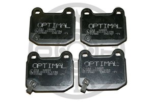 Bromsbeläggsats, Bakaxel, MITSUBISHI,NISSAN,SUBARU, D40F0-CD01B, D40F0-CD026