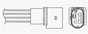 Lambdasond, LAMBORGHINI GALLARDO, SEAT LEON, TOLEDO II, VW BORA I, BORA Variant, GOLF IV, GOLF VAN Variant IV, GOLF Variant IV, 036 906