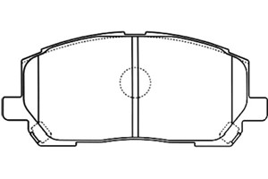 Bromsbeläggsats, Framaxel, LEXUS RX, 0446548020, 0446548040, 0446548090