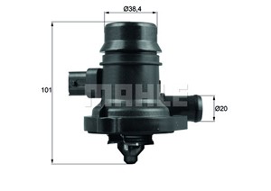 Termostat, kylvätska, BUICK,CHEVROLET,OPEL,VAUXHALL, 1338031, 1338251, 1338380, 25200455, 55565336, 55579010, 55593034