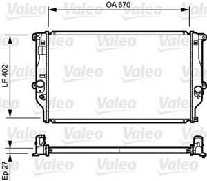 Kylare, motorkylning, TOYOTA RAV 4 III, 1640026390, 16400-26390