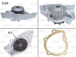 Vattenpump, CITROËN,FIAT,PEUGEOT, 120150, 1201-50, 120161, 1201-61, 7554593, 7666244, 95625017, 95656567, 9565656788