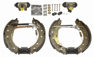 Bromsbackar, sats, Bakaxel, RENAULT LAGUNA I, 77 01 203 983, 77 01 205 318