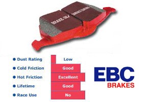 Bromsbeläggsats REDSTUFF, Framaxel, CHEVROLET,OPEL,SAAB,VAUXHALL, 13237751, 92230269