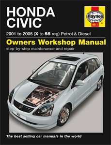 Haynes Reparationshandbok, Honda Civic Petrol & Diesel, Universal