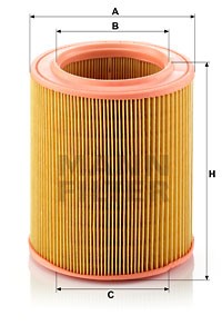 Luftfilter, SAAB 90, 900 I, 900 Cabriolet I, 900 Combi Coupe I, 99, 99 Combi Coupe, 5003 237, 5004 384, 5010 669, 7998389, 831800, 93185