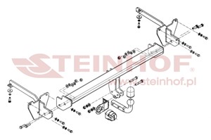 Dragkrok, Standard, FIAT DOBLO Buss, DOBLO Cargo, DOBLO Flak/chassi
