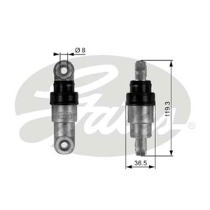 Vibrationsdämpare, drivrem, BMW 5 [E39], 5 Touring [E39], 7 [E38], 8 [E31], X5 [E53], 11281709613