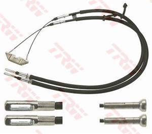 Vajer, parkeringsbroms, Bak, Höger, Vänster, SAAB 9-5, 9-5 Kombi, 4908356, 5059829