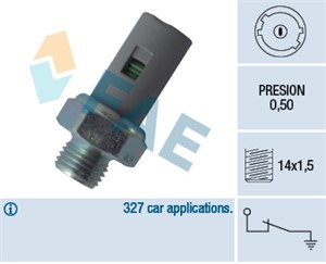 Varningsswitch, oljetryck, DACIA,NISSAN,OPEL,RENAULT,SUZUKI,VOLVO, 1860105, 1917494, 2014119, 22630-00Q1D, 22630-00QAE, 25240-00Q0B, 252