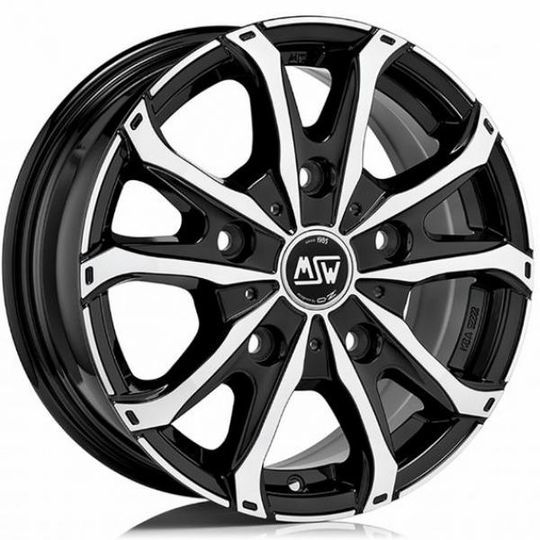 Msw48 Van Black Full Polished 6,5/16 5/130 ET55 B78.1