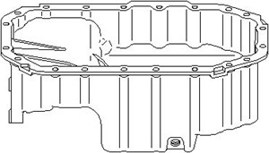Oljetråg, SEAT,SKODA,VW, 032 103 603AB