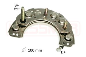 Likriktare, generator, MAZDA 323 Station Wagon I, E Skåp, 23230-37504