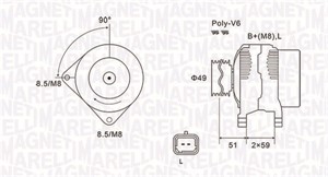Generator, DACIA,NISSAN,RENAULT, 2310000QAU, 6001548554, 7701473614, 7701477001, 8200022774, 8200523616