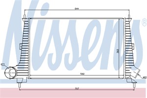 Intercooler, SAAB 9-5, 9-5 Kombi, 4576039, 47004047, 4726568