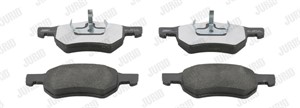 Bromsbeläggsats, Framaxel, CHRYSLER VOYAGER IV, DODGE CARAVAN, GRAND CARAVAN Mini Passenger Van, 05072216AA, 5015365AA, 5072216AA