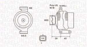 Generator, DACIA,RENAULT, 2310000QAC, 7700101279, 7700422237, 7700432331, 8200103744, 8200667605, 8253502