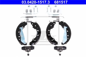 Bromsbackar, sats, Bakaxel, SEAT,VW