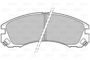 Bromsbeläggsats, Framaxel, CITROËN,MITSUBISHI,PEUGEOT, 425387, 4253-87, 425388, 4253-88, 425430, 4254-30, MR389549, MR569592, MR569597