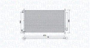 Kondensor, klimatanläggning, HONDA CIVIC IX, CIVIC Sedan IX, 80110TR0A01, 80110-TR0-A01