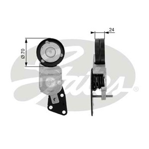 Spännrulle, flerspårsrem, SEAT,SKODA,VW, 038903315AB