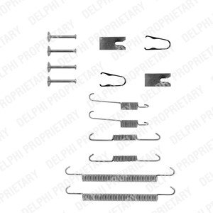 Tillbehörssats, bromsbackar, Bakaxel, TOYOTA AVENSIS, AVENSIS Kombi, AVENSIS Liftback
