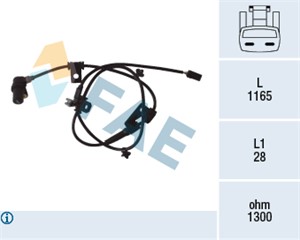 ABS-givare, Sensor, hjulvarvtal, framaxel höger, HYUNDAI ELANTRA III, ELANTRA Sedan III, KIA CERATO Halvkombi I, CERATO Sedan I, 95670 2