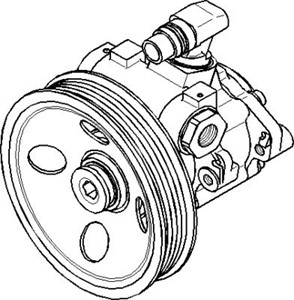 Servopump, MERCEDES-BENZ M-KLASS [W163], 002 466 81 01, 002 466 82 01, A002 466 81 01, A002 466 82 01