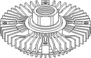 Koppling, kylarfläkt, AUDI,SKODA,VW, 078 121 350A