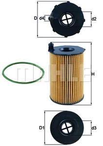 Oljefilter, AUDI,PORSCHE,VW, 057115441B, 059115561D, 059198405, 95810722220