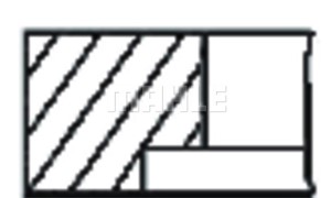 Kolvringar, kit, CITROËN,FIAT,FORD,JAGUAR,LANCIA,LAND ROVER,MITSUBISHI,PEUGEOT, 1781202, 9M5Q6149BA