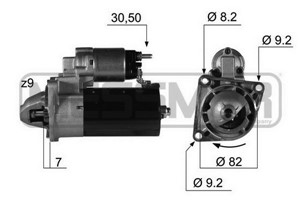 Startmotor, ALFA ROMEO,CADILLAC,CHEVROLET,FIAT,IVECO,LANCIA,OPEL,SAAB,VAUXHALL, 46478945, 468223543, 46823543, 51782321, 51832954, 55 35