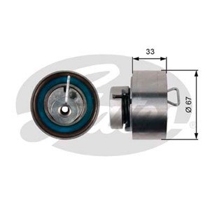 Spännrulle, kamrem, CHRYSLER VOYAGER / GRAND VOYAGER III, JEEP CHEROKEE, 05010371AA, 4621447, 4694318, 4694318AB, 4694318AC, 4694318AD,