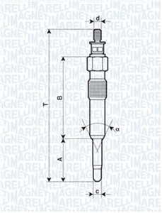 Glödstift, HONDA,RENAULT,VOLVO, 30862690, 5962 4L, 77 00 100 586, 77 00 858 208, 8671004893, NCC 1000 50, NNC 1000 50 L