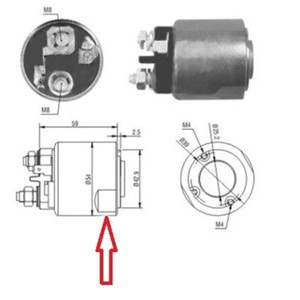 Magnetswitch, startmotor, DACIA LOGAN, LOGAN MCV, RENAULT CLIO II, KANGOO, KANGOO Express, MEGANE Classic I, THALIA I, 00 00 434 120*, 7