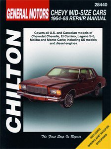 Haynes Reparationshandbok, Chevrolet Mid-size Cars, Universal